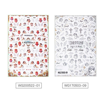 Nagelsticker Engelsflügel Nagelsticker