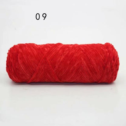 Chenille Gold Velvet Yarn Hook Shoe Thread