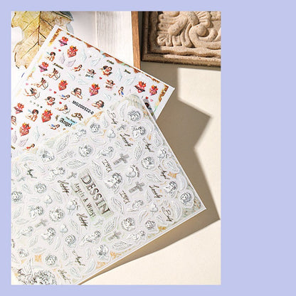 Nagelsticker Engelsflügel Nagelsticker