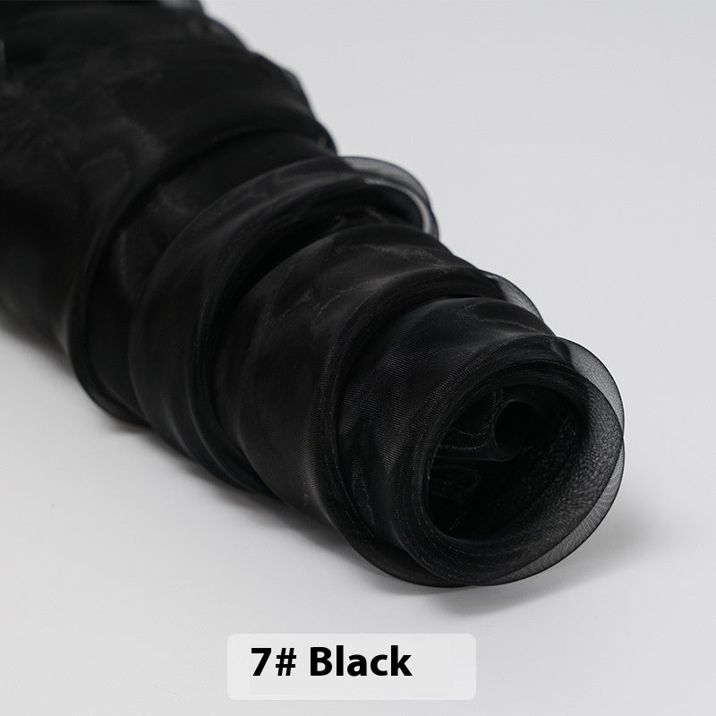 Fine-meshed Organza Fabric Yarn Sheer Yarn Wedding Dress