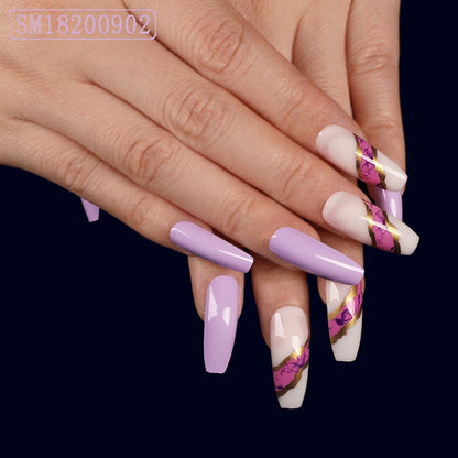 Gelbe Ballettschuhe formen Nagelplatte