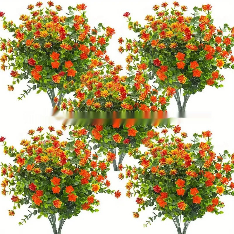 Emulational Eucalyptus Camellia Plastic Plant Artificial Flowers