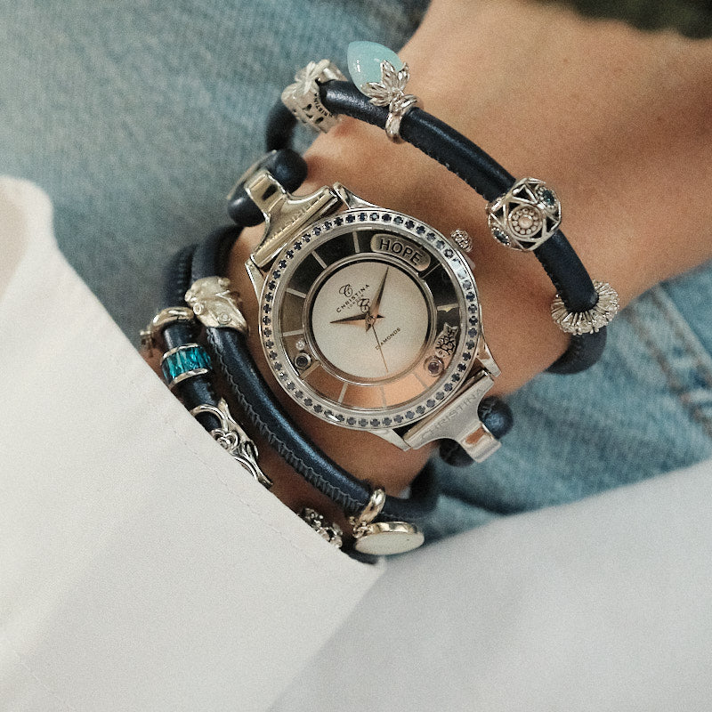 Fish Element for Watch - Polished Sterling Silver