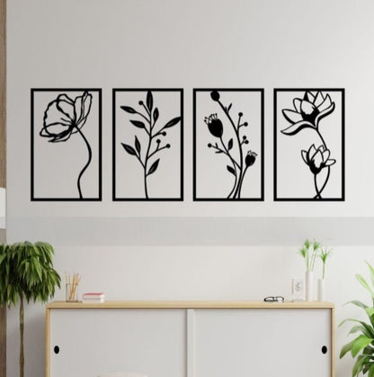 Modern Blossom Flower Acrylic Wall Art