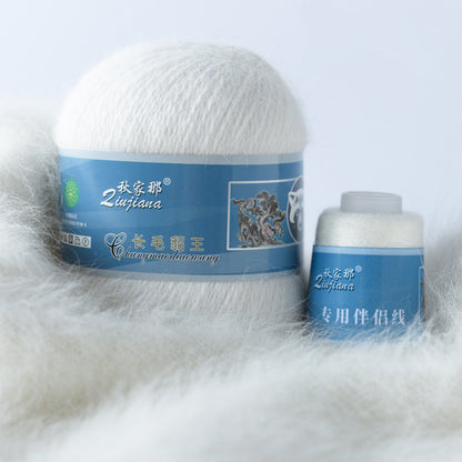 Langhaariges Nerzwollgarn