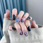 Nail Beauty New Hand-painted Fake Nail Tip Tulip Patch