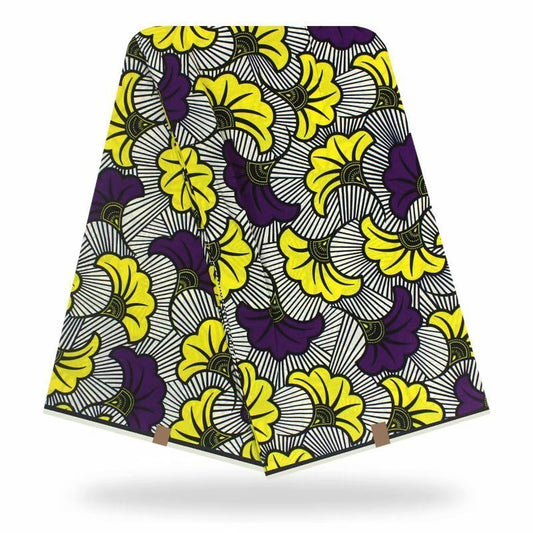 Baumwollstoff im afrikanischen Batik-Stil