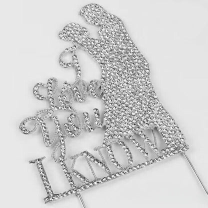 Bride And New Love Wedding Cake Insert