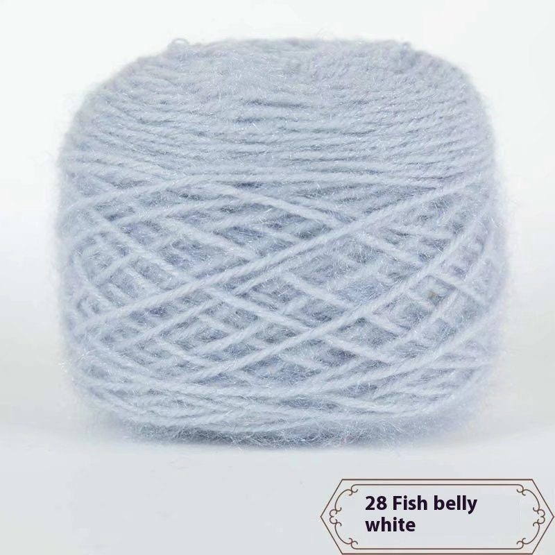 3 Two Groups Of Squirrel-velvet Yarn Hand-knitted Medium Thickness Hat Scarf Coat Waistcoat Cushion Plush Wool 150g