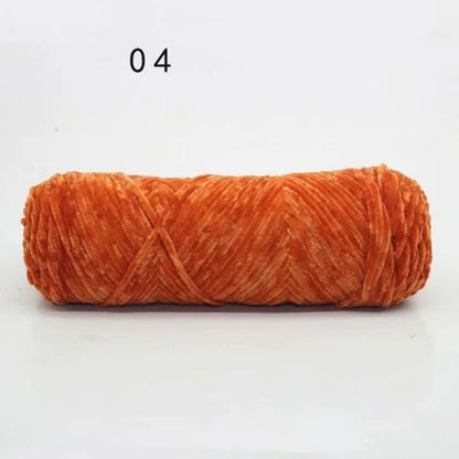Chenille Gold Velvet Yarn Hook Shoe Thread