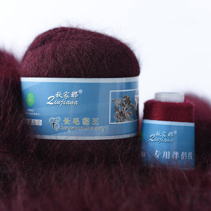 Langhaariges Nerzwollgarn