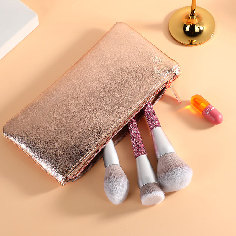 Schminkpinsel mit Diamantenbesatz, weiche Borsten, Schminkwerkzeug