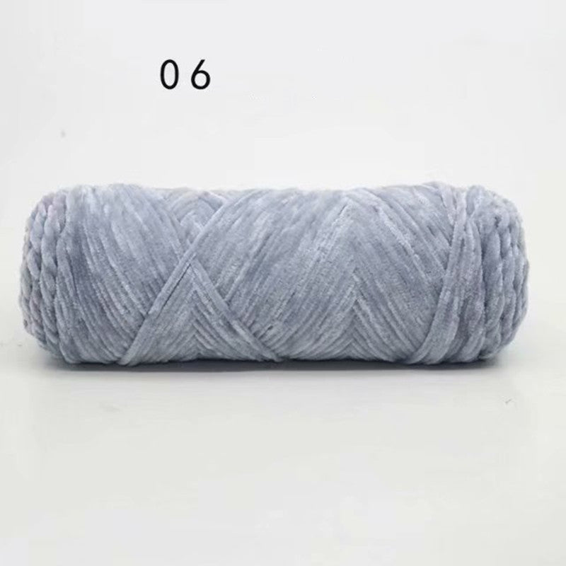 Chenille Gold Velvet Yarn Hook Shoe Thread