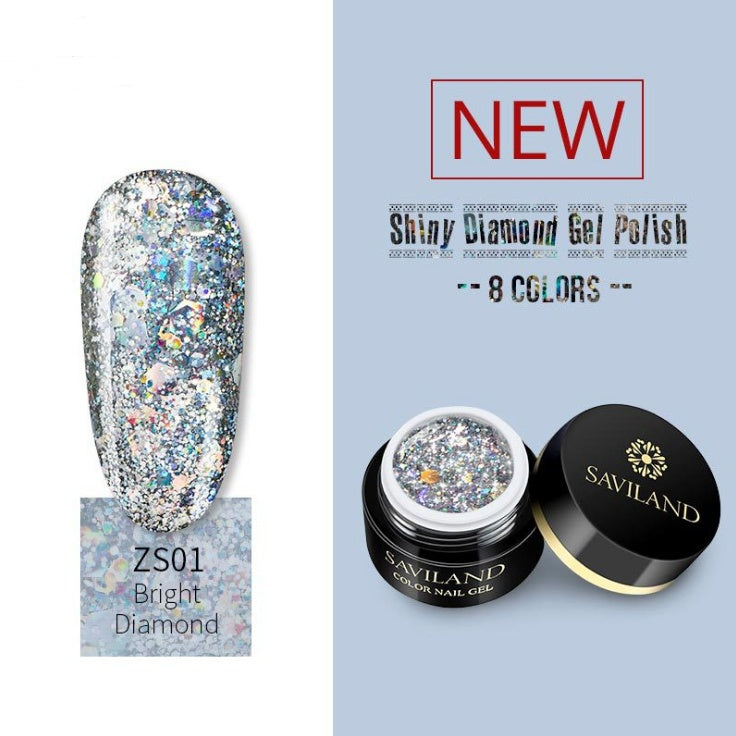 8 Farben leuchtender Diamantkleber