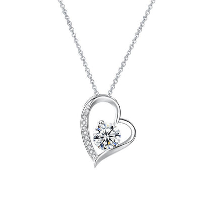 Hollow out heart-shaped necklace gift box for women