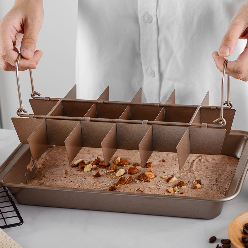 Küchen-Brownieform mit dickem Boden, quadratisch, für die heimische Bäckerei