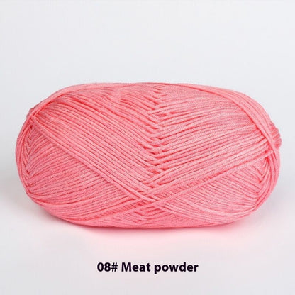 Tencel Bamboo Cotton Wool Ball Bamboo Charcoal Baby And Infant Children Crochet Fine Yarn