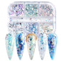 Reflective And Translucent Edelweiss Powder Nail Sequins