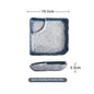 Ceramic Vinegar Dumpling Plate Bowl And Dish Compartment Household Creative Barbecue Plate Sushi Dipping Sauce