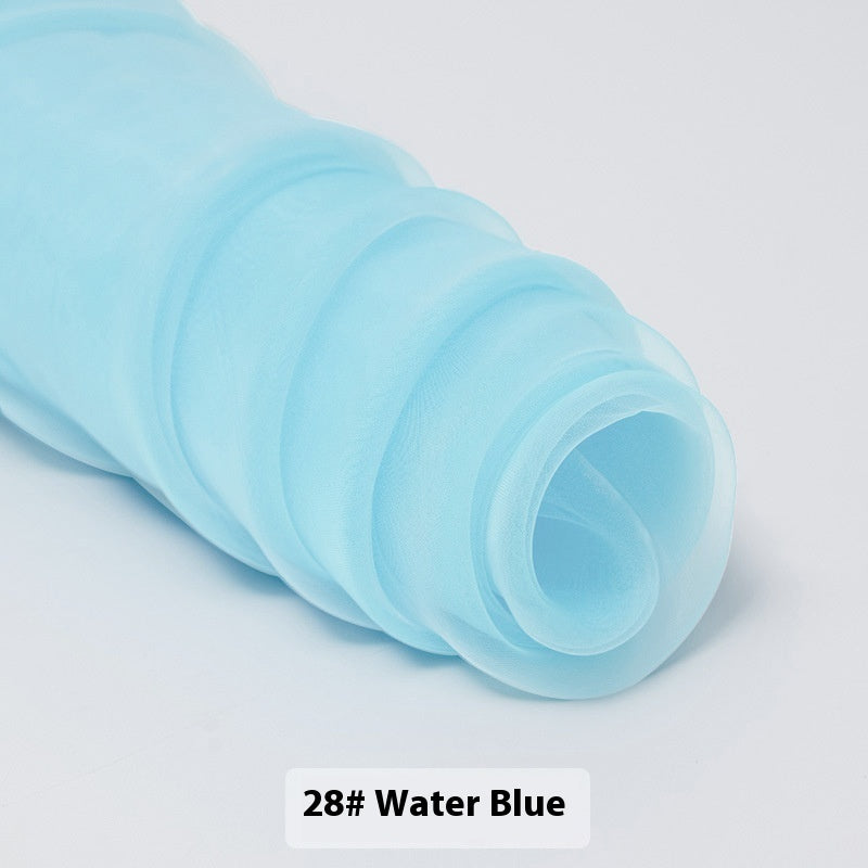 Fine-meshed Organza Fabric Yarn Sheer Yarn Wedding Dress