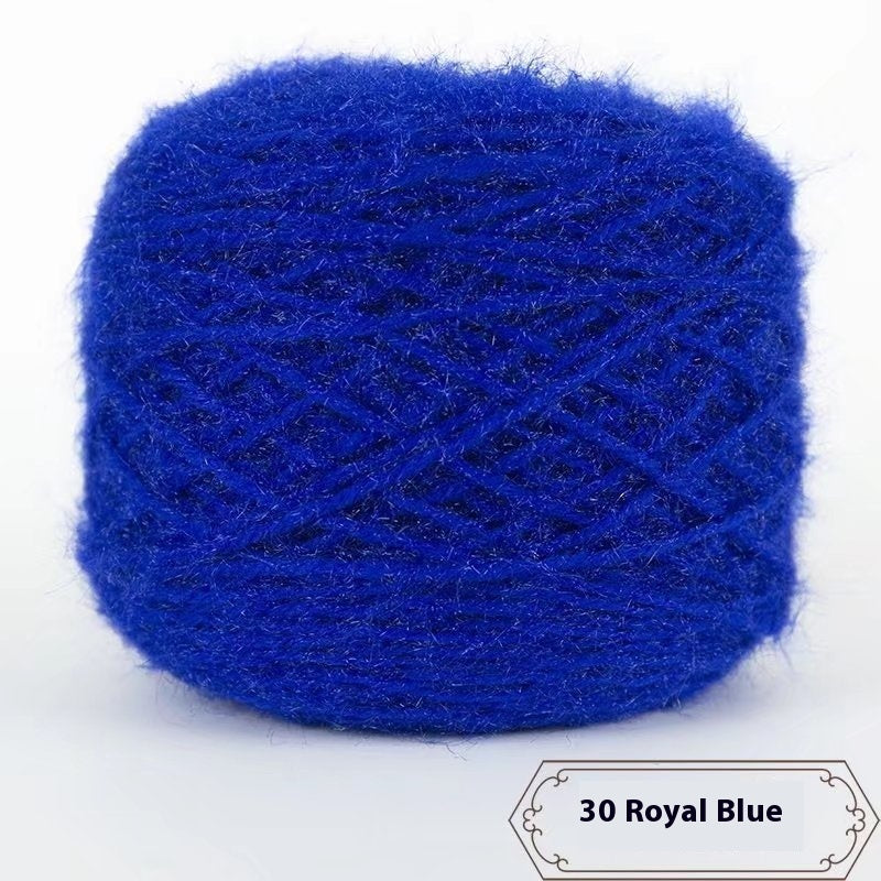 3 Two Groups Of Squirrel-velvet Yarn Hand-knitted Medium Thickness Hat Scarf Coat Waistcoat Cushion Plush Wool 150g