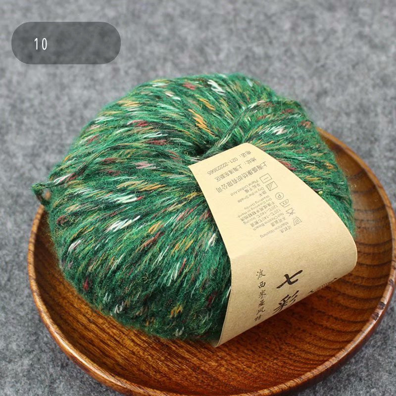 Colorful Woolen Yarn Handmade Crochet Diy Scarf Thread Sweater Hat Thread Medium Thick Woolen Ball