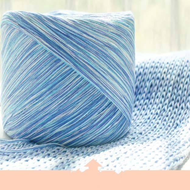 Handgestricktes Garn, DIY-Strickprojekt, handgefertigtes Garnknäuel, weich