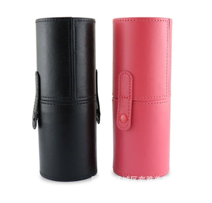 Niya Supply 12-teiliges Make-up-Set: Zylinderbürsten-Set, PU-Aufbewahrungstube, Make-up-Pinsel, Haarbürste, Augenbrauenstift