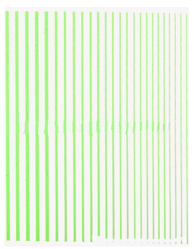 Nagelkunst-Fluoreszenz-Linien-Klebesticker