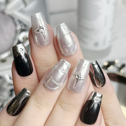 Women's Four Eight-pointed Stars Wear Manicure