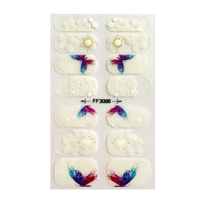 Amazon Fashion 3D-Nagelsticker mit Prägung