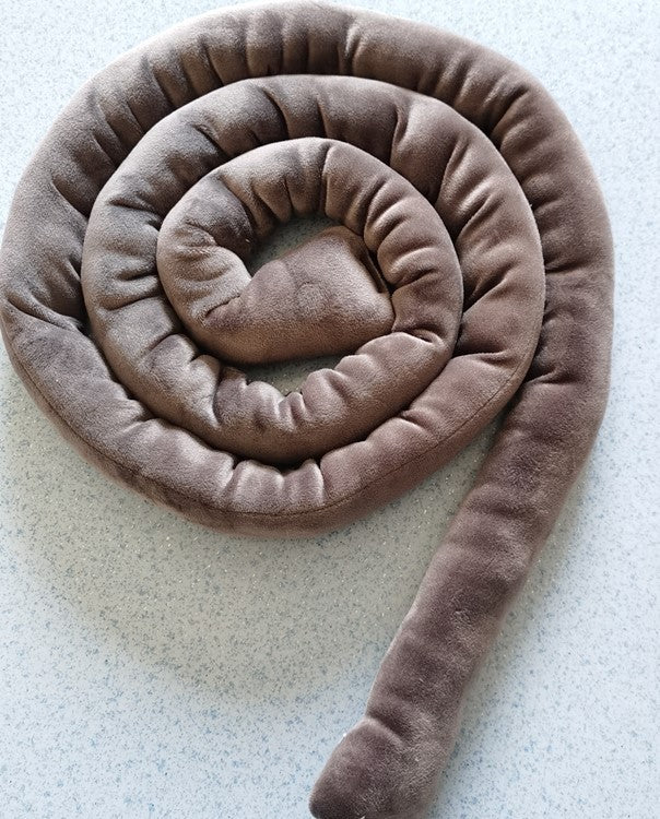 Anti-Collision Strip Single 5cm Thick Suede Cotton Bed Crib DIY Winding