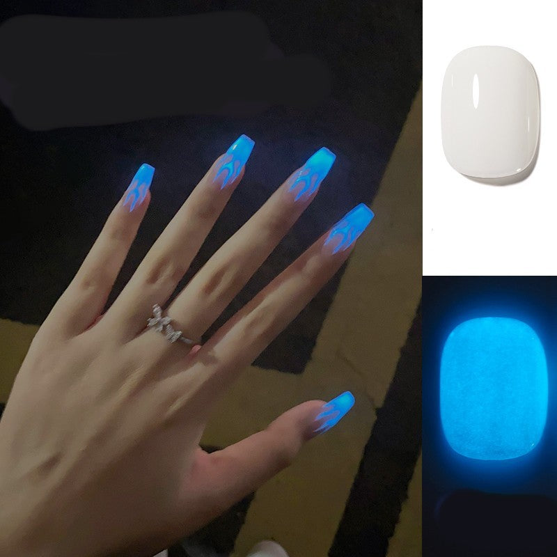 Fluoreszierender Nagellackkleber ist im Trend