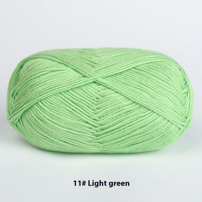 Tencel Bamboo Cotton Wool Ball Bamboo Charcoal Baby And Infant Children Crochet Fine Yarn