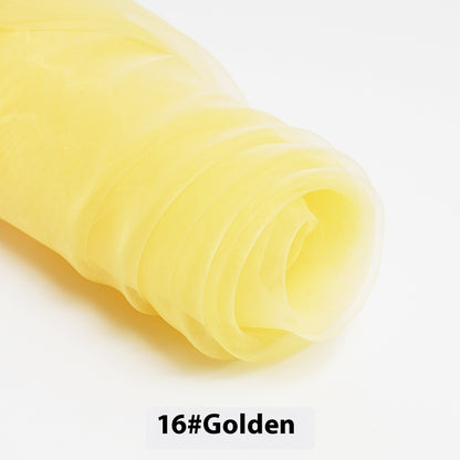 Fine-meshed Organza Fabric Yarn Sheer Yarn Wedding Dress