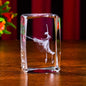 Interior Carving 3D Animal Series Crystal Statue Tourist Souvenir