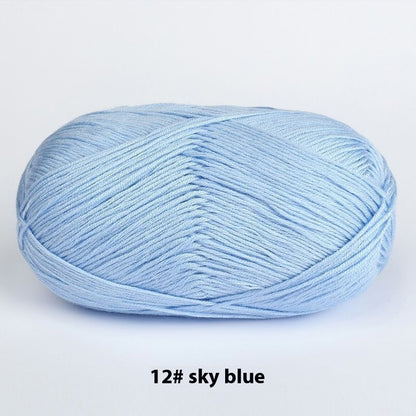 Tencel Bamboo Cotton Wool Ball Bamboo Charcoal Baby And Infant Children Crochet Fine Yarn