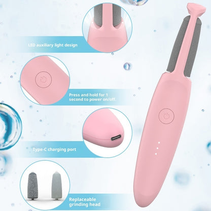 Household Rechargeable Electric Foot Grinder Heel Easy Exfoliating Skin Removing Calluses Pedicure Foot Knife Artifact