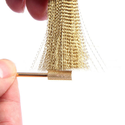 Neues Nagel-Schleifkopf-Reinigungsset aus Metall