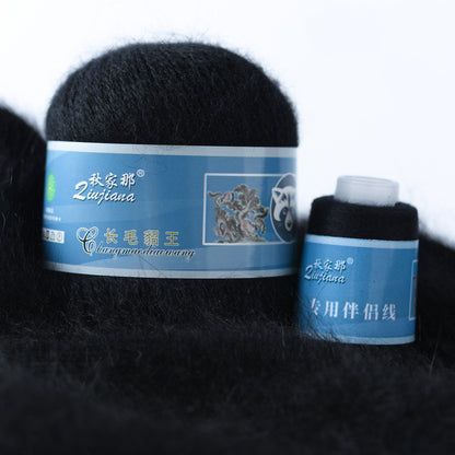 Langhaariges Nerzwollgarn