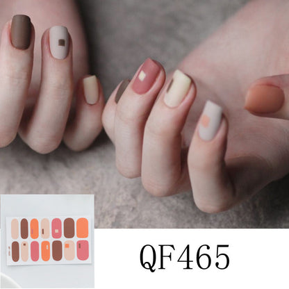 Nagelsticker 3D Diamant-Nagel 14 Sticker Wasserfeste Nagelsticker Komplettsticker Für Schwangere