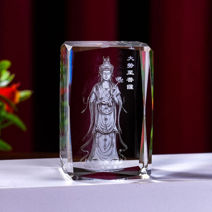 Interior Carving 3D Animal Series Crystal Statue Tourist Souvenir