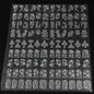 108 hot gold and silver stickers nail 3D stickers