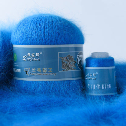 Langhaariges Nerzwollgarn