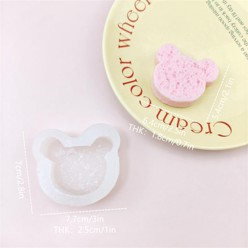 Creative Replica Bread Silicone Fondant Cake Decoration Tool DIY Handmade Pinch Mold