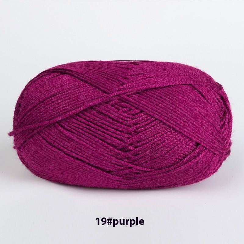 Tencel Bamboo Cotton Wool Ball Bamboo Charcoal Baby And Infant Children Crochet Fine Yarn