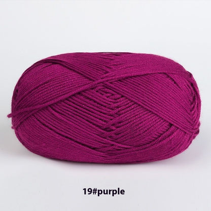 Tencel Bamboo Cotton Wool Ball Bamboo Charcoal Baby And Infant Children Crochet Fine Yarn