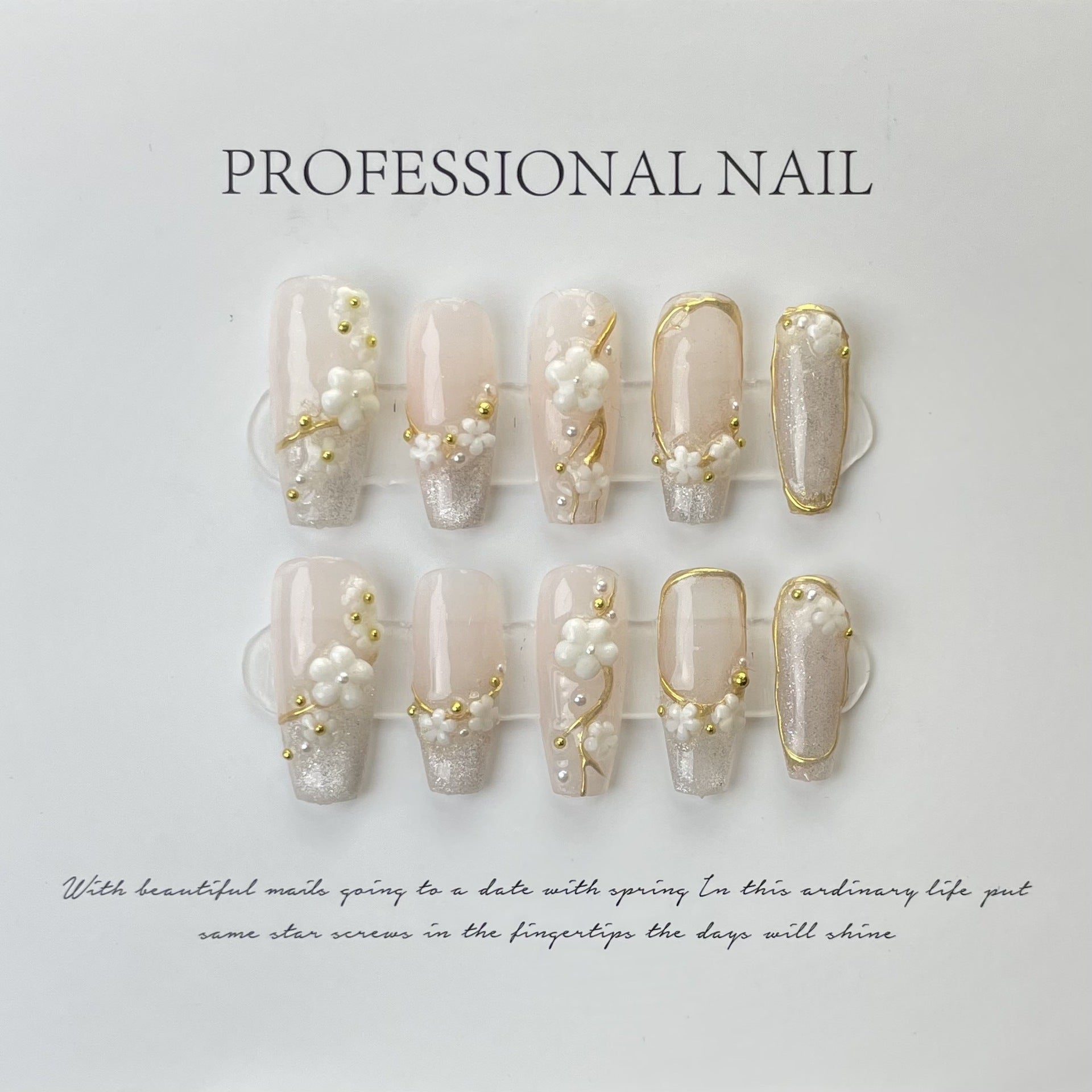 Wearing Handmade Phototherapy Nail Patches