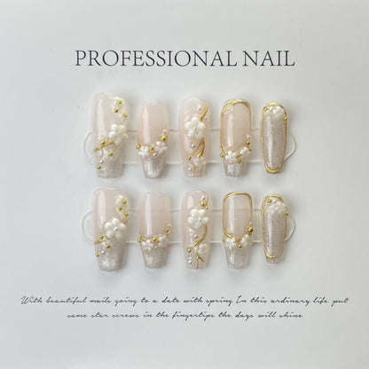 Wearing Handmade Phototherapy Nail Patches