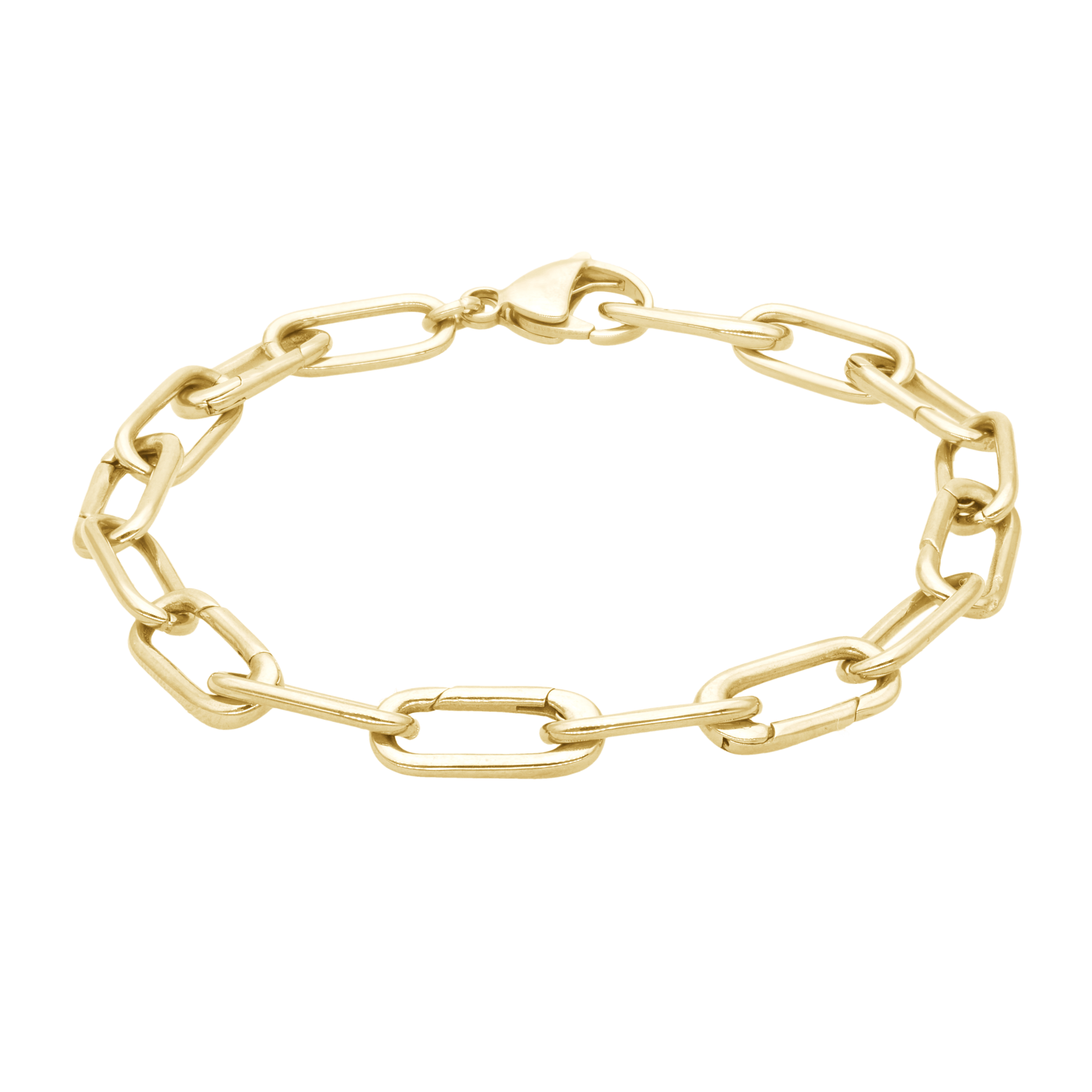 LinkBracelet Gold Plated, chunky design